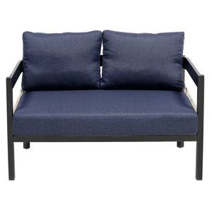 Multi-person Outdoor Iron Sofa <b>Set</b> Table Modern Design Foldable Portable Eco-Friendly Rattan Decoration <b>Waterproof</b> Garden - Product Image 4