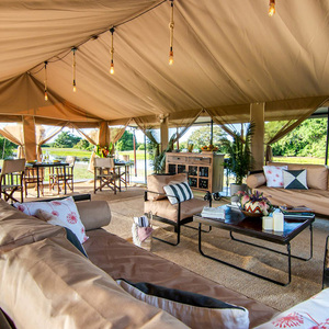 Tente safari africaine de glamping en plein air pour mariage et fête, abri de jardin pour 30 personnes qui ressemble à <span class=keywords><strong>des</strong></span> maisons - Product Image 3
