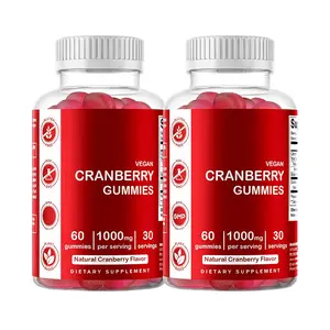 Health Supplement Cranberry and Probiotics Gummies