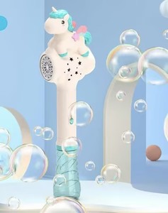 Máquina Automática de Burbujas de Unicornio, Pistola de Burbujas Manual, Juguete de Verano para Niños, Perfecto para Niños y Niñas - Product Image 5