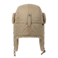 Chapeau d'hiver en fausse fourrure sherpa, coupe-vent, avec cache-oreilles, style aviateur, 100% polyester, unisexe, pour le ski et les voyages en plein air