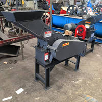 Mini concasseur à marteaux diesel portable, petite machine de broyage de pierres et de minerais pour le calcaire, le gravier et les déchets de construction