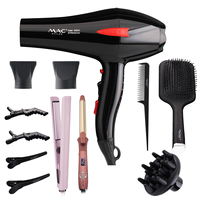 Sèche-Cheveux Professionnel MAC Styler Haute Vitesse 2000W 230-240V, Moteur AC Super Longue Durée