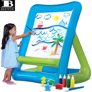 Chevalet d'art <span class=keywords><strong>gonflable</strong></span> pour enfants <span class=keywords><strong>Station</strong></span> créative extérieure facile à nettoyer pour jeunes artistes, <span class=keywords><strong>peinture</strong></span> pour tout-petits et activité <span class=keywords><strong>de</strong></span> jeu dans la cour - Product Image 2