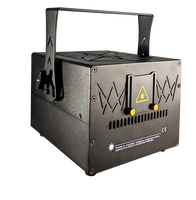 Mini projecteur laser RVB pleine couleur pour usine, contrôle DMX512/sonore, indice IP33, CRI 90 élevé, éclairage de scène pour discothèque et fête