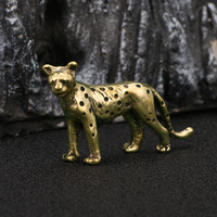 Statue de léopard en bronze sur mesure, design personnalisé, en laiton et métaux, vente en gros