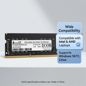 Memoria <span class=keywords><strong>RAM</strong></span> DDR4 de Alta Compatibilidad 3200MT/s para Portátiles, 8G 16G SODIMM, para Negocios y Educación - Product Image 6