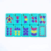 Ensemble de Mahjong Hawaïen Américain Moderne de Luxe, Pliable, Durable, Tuiles Écologiques pour les Voyages et les Réunions Familiales