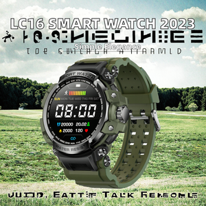 Nuovo Smartwatch LC16 2023 Unisex con Schermo Touch IPS in Silicone, Sveglia, Chiamate BT, Monitoraggio Sport e Sonno, Compatibile con Android e iOS - Product Image 2