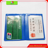 Pochette personnalisée bon marché PVC crédit Visa porte-cartes Vente en gros Vinyle Carte de visite Organisateur pour la promotion