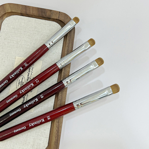 Pincel para Arte de Uñas Francés con Mango de Madera, Pelo Kolinsky, Pluma para Puntear, Logotipo Personalizado para el Mercado de EE. UU. y Europa - Product Image 3