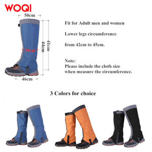 Polainas de senderismo Woqi 420D de nailon impermeables y transpirables para montañismo, uso exterior para adultos - Product Image 3