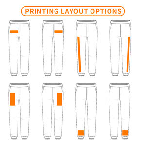 Logo personnalisé Pantalon de jogging à la mode Pantalon droit pour hommes Pantalon de survêtement décontracté ample noir de haute qualité pour hommes - Product Image 5