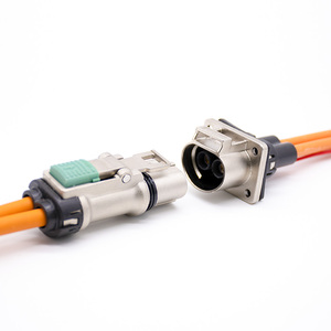 HVIL — prise HV 2 pin 200a câble <span class=keywords><strong>Orange</strong></span> 35 mm2, connecteur métallique avec 6MM, 2 pièces - Product Image 6
