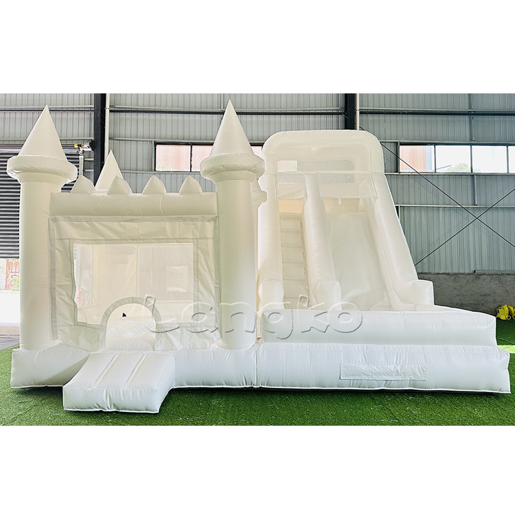 Party Rentals White Jump House Rental Bounce House Adults Rent - Main Image
