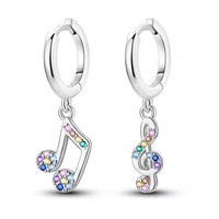 Mode anting Hoop wanita liontin telinga melingkar S925 mode Earbobs ular earlet pernyataan untuk wanita gadis hadiah ulang tahun