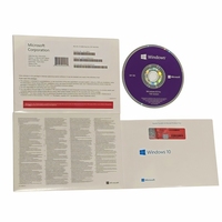 Windows 10 Pro DVD Versión Completa con Etiqueta COA, Clave de Licencia, Activación en Línea, Garantía de 12 Meses, CD OEM, DSP, Envío Gratis