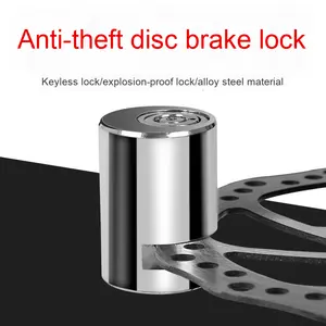 पोर्टेबल मिश्र धातु इलेक्ट्रिक साइकिल लॉक निर्माता के लिए एंटी-चोरी सुरक्षा उपकरण डिस्क ब्रेक - Product Image 2