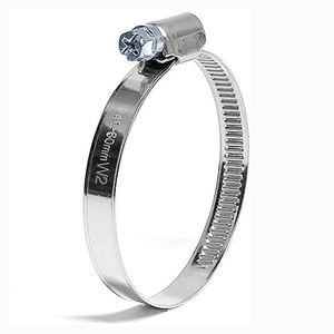 Collier de serrage pour tuyau W2 49-60mm en acier inoxydable, raccord de plomberie - Product Image 1
