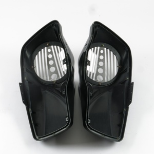 8 "coperchi rigidi della borsa della sella dei coperchi dell'altoparlante della borsa della sella del motociclo dell'abs <span class=keywords><strong>per</strong></span> <span class=keywords><strong>Harley</strong></span> <span class=keywords><strong>Davidson</strong></span> Touring 2014 su - Product Image 4