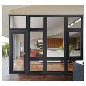 Prima Factory Venta al por mayor Alto rendimiento térmico Diseño moderno Marco de aluminio <span class=keywords><strong>Ventanas</strong></span> al aire libre - Product Image 6