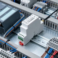 Módulo Transceptor de Datos Inalámbrico Industrial LoRa, Largo Alcance de 6KM, Módem de Radio LoRa con Puerto Serial RS485/232/TTL para PLC IoT
