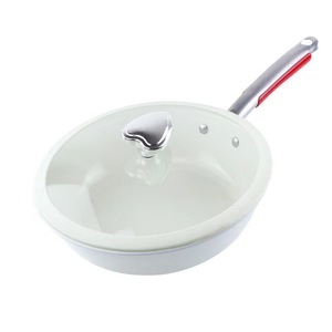 Vaso in ceramica con guscio di lavanda da 28 cm, padella in ceramica di ciottoli, adatto per padelle in stile regalo - Product Image 5