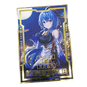 Penjualan terlaris kartu permainan berlapis emas kartun Anime logam campuran emas kustom kartu permainan Anime koleksi kartu - Product Image 2