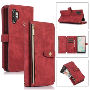Funda de teléfono con diseño de cremallera con ranuras para tarjetas para MI 11T, funda tipo billetera para Xiaomi 11T Pro, para <span class=keywords><strong>Galaxy</strong></span> S23/S24 Pockets - Product Image 6