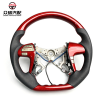 Volant sport en fibre de carbone Drift pour Fortuner Hilux, 3 branches, 40 mm, taille de poignée