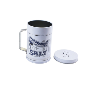 Caja de lata de metal personalizada directa de fábrica, latas de metal vacías para goma de mascar, sal, <span class=keywords><strong>pimienta</strong></span> y contenedores de especias con asa - Product Image 4