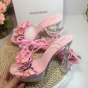 Sandales Chaussures Dames Summer Open Toe <b>Ankle</b> Lace up <b>Platform</b> <b>Strap</b> <b>Heels</b> for Women - Product Image 6