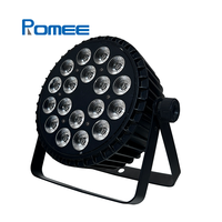 Éclairage LED multicolore 18x18W RGBWA + UV 6 en 1, projecteur radieux