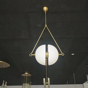 Американский креативный маленький стеклянный шар подвесные светильники столовая гостиная спальня прикроватные люстры оборудование освещение - Product Image 4