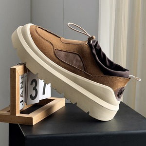 Zapatillas informales de verano con cordones y suela gruesa de malla para hombre y mujer, adecuadas para parejas, transpirables - Product Image 1