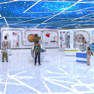 Grand centre d'expérience scientifique et technologique en métal pour enfants, équipement de <span class=keywords><strong>parc</strong></span> d'attractions intérieur, <span class=keywords><strong>carte</strong></span> maîtresse de la science - Product Image 5