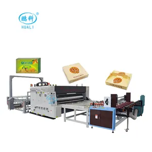 Chain Type Paper Feeder Making Machines Semi-Auto Printing Slotter Die Cut Machinery