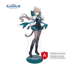 Juguete auténtico <span class=keywords><strong>Genshin</strong></span> <span class=keywords><strong>Impact</strong></span> con licencia oficial, productos periféricos populares, figura de Lynette, tamaño pequeño, Standee acrílico de Anime - Product Image 1