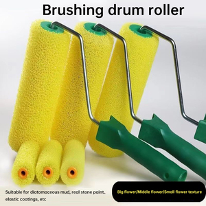 Bọt biển kéo Putty sơn tường công cụ sơn Hoa Lanh hiệu ứng bọt polyester mô hình Kết cấu con lăn - Product Image 3