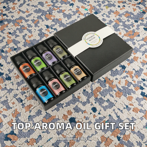 Set de Regalo de Aceites Esenciales Calmantes y Aromáticos, Mezclas Sinérgicas Dulces y Frescas, 8 Unidades, para Difusor de Aromas, Superventas - Product Image 2