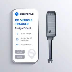 Rastreador de vehículos GPS antipérdida automotriz Antena de navegación incorporada Soporte Parada remota el motor del automóvil