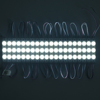 Modules LED d'injection Raccords de signalisation 3D Blanc pur Blanc froid Lumière rouge Module de signalisation 3D Raccord d'éclairage LED