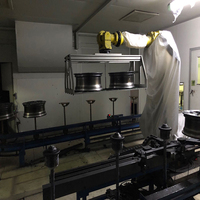 Machine de peinture par pulvérisation CNC automatique pour revêtement métallique Ligne de peinture en poudre facile à utiliser et efficace