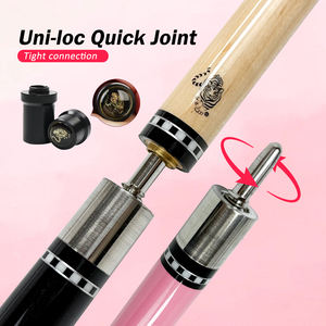 Bâton de queue de billard professionnel <span class=keywords><strong>TAIBA</strong></span> série T90 de 58 "-Manche en bois d'érable canadien avec embout à faible déviation de 13mm enveloppement irlandais pré-éraflé - Product Image 4