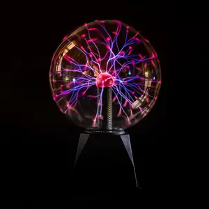 3.5インチMini Plasma Ball USB Powered Night Lamp Touch Sensitive Plasma Globe Ball