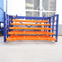 Étagère de rangement multi-niveaux à tiroirs coulissants, étagère industrielle pour le stockage de plaques en acier et en cuivre