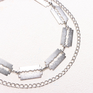 Chaîne de pantalon à double couche en métal, style punk, en alliage de zinc, pour un usage quotidien - Product Image 3