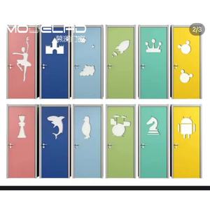 Porte en bois de haute qualité au design moderne, avec sculpture de <span class=keywords><strong>dessin</strong></span> <span class=keywords><strong>animé</strong></span>, disponible pour les écoles, les jardins d'enfants, les hôpitaux - Product Image 6