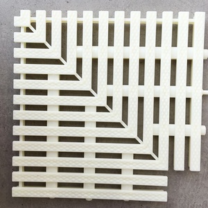 游泳池用耐用PP材料制成的新型可转向角泳池格栅可移动防滑溢流盖 - Product Image 5