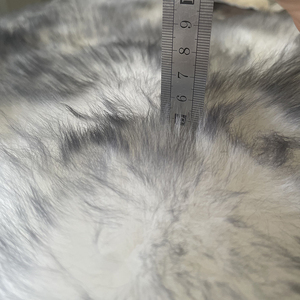 Tapis en laine d'Australie véritable, épais, moelleux, <span class=keywords><strong>lisse</strong></span>, à poils longs, tapis en <span class=keywords><strong>fourrure</strong></span> animale naturelle pour la maison, décoration d'hiver, peau de mouton, vraie <span class=keywords><strong>fourrure</strong></span> - Product Image 4